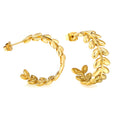 Helios Leaf Earrings