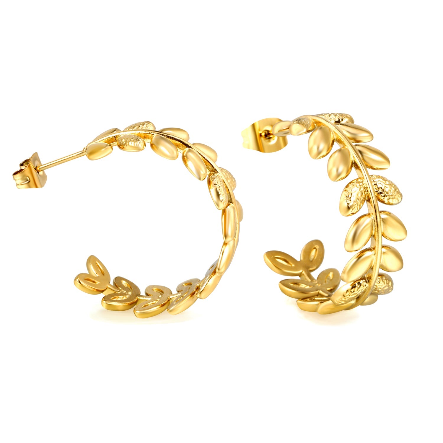 Helios Leaf Earrings