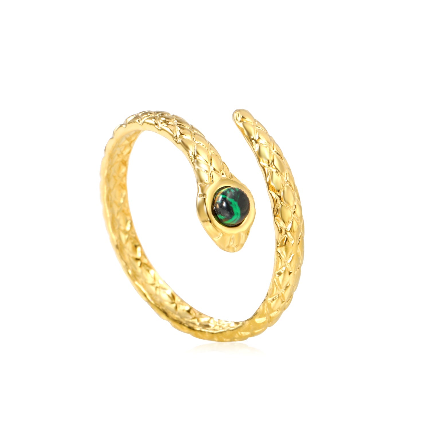 Elysian Emerald Twist Ring