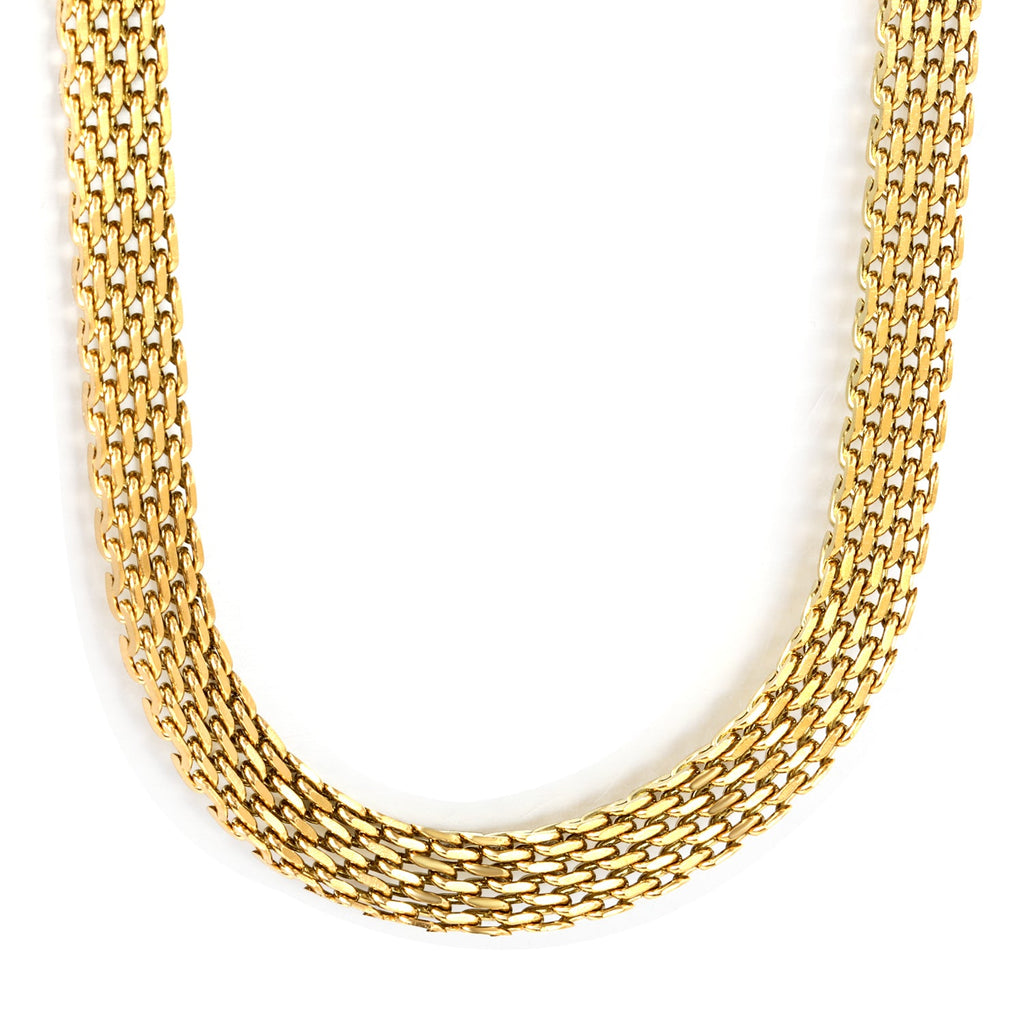 Roma Braided Charm Chain Necklace