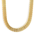 Roma Braided Charm Chain Necklace