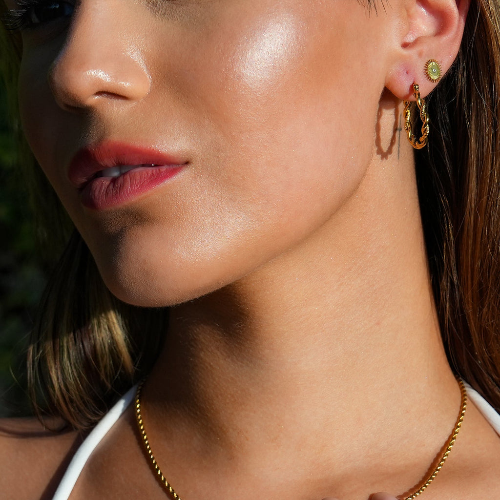 Olive Vine Hoops