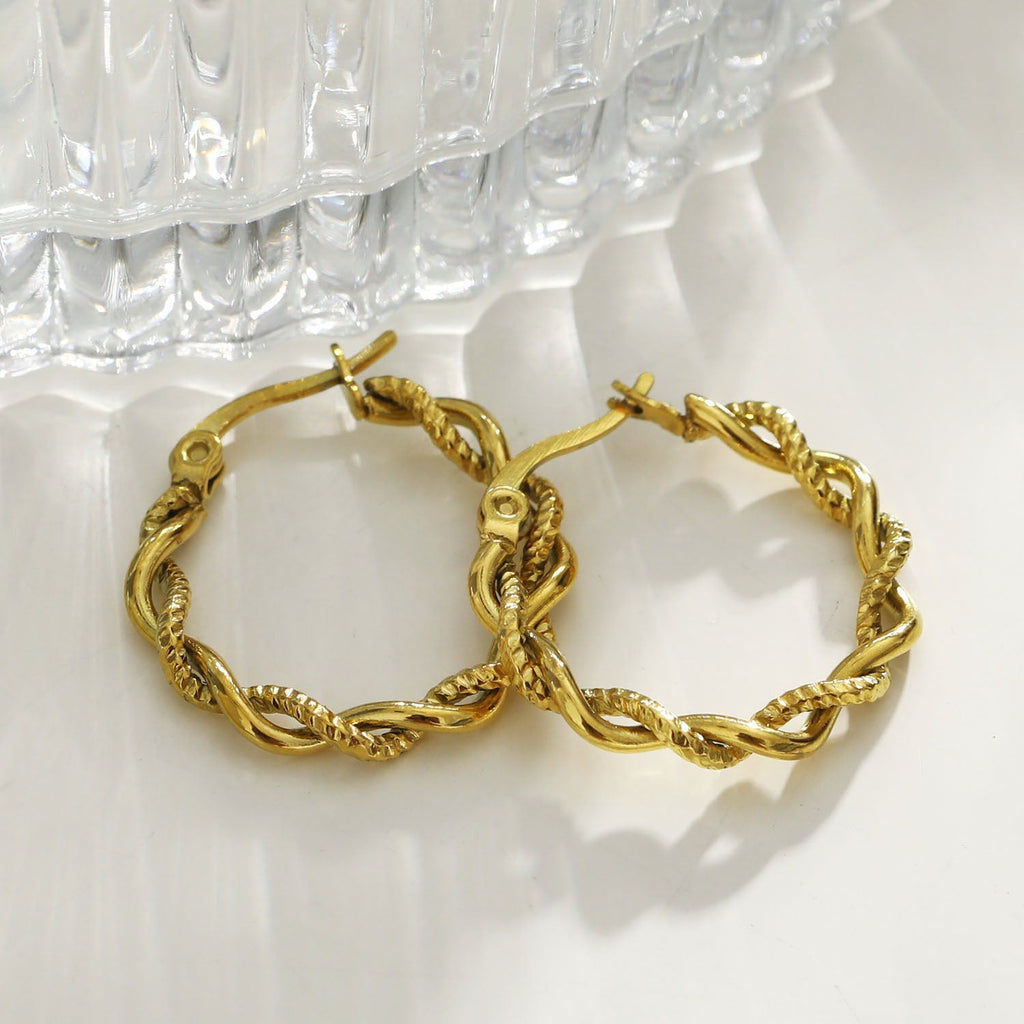 Olive Vine Hoops