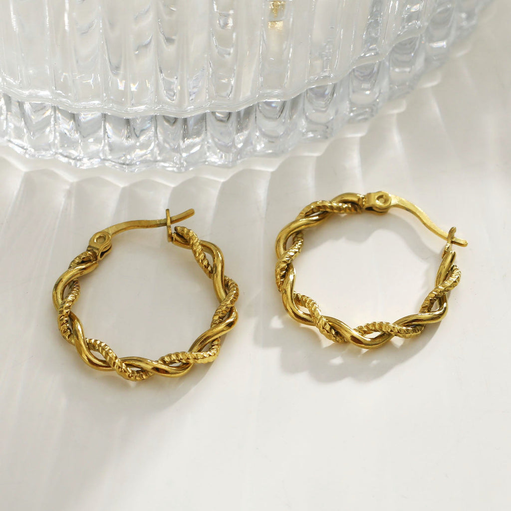 Olive Vine Hoops