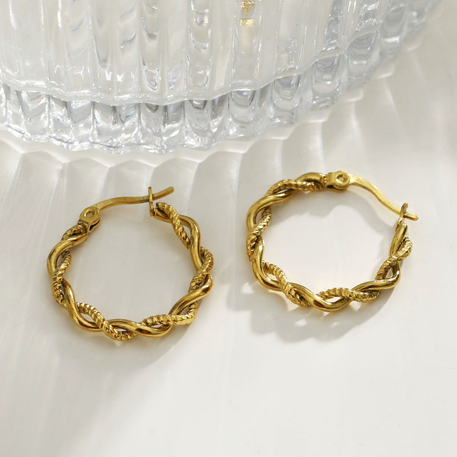 Olive Vine Hoops