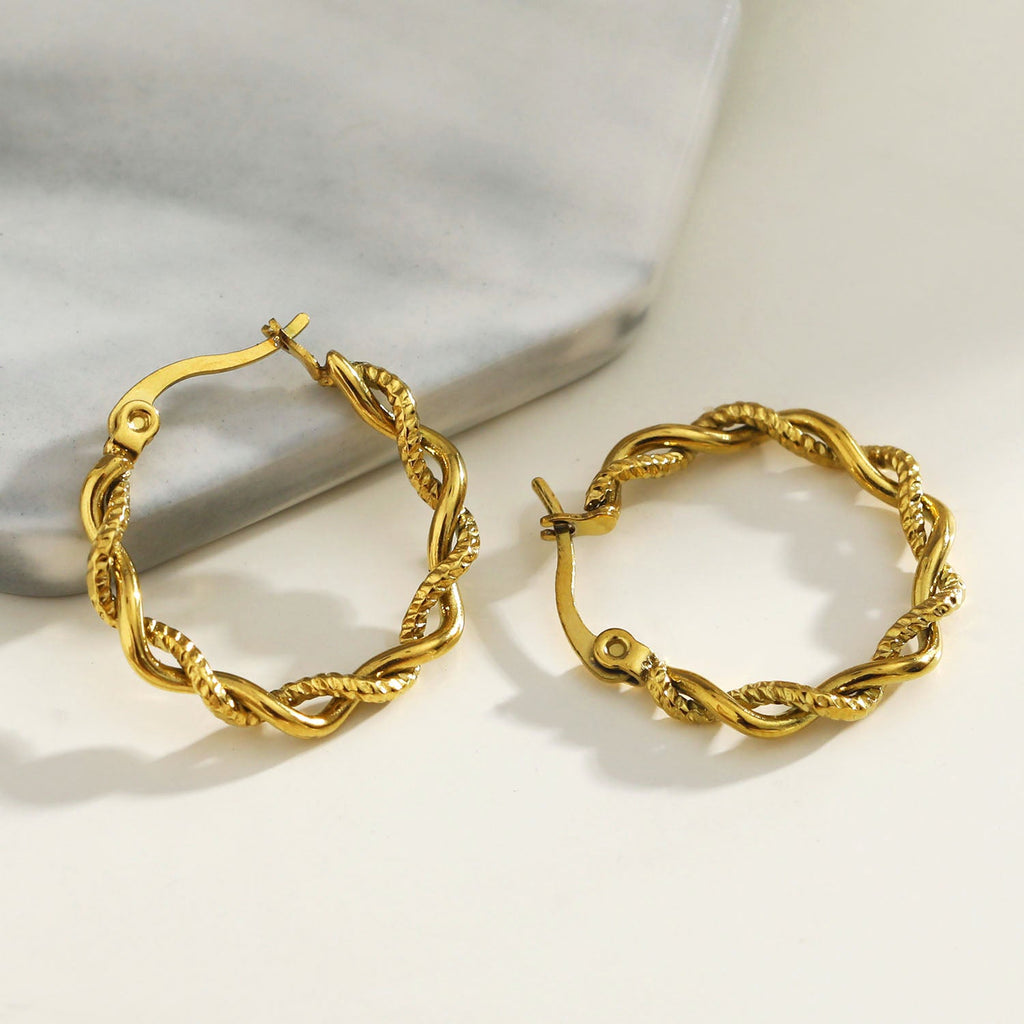 Olive Vine Hoops