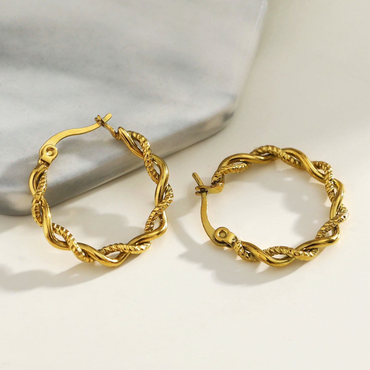 Olive Vine Hoops